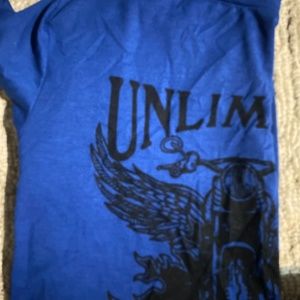 Unlimited energy  (blue tee)